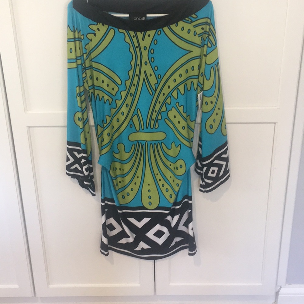 Multicolored cocktail dress